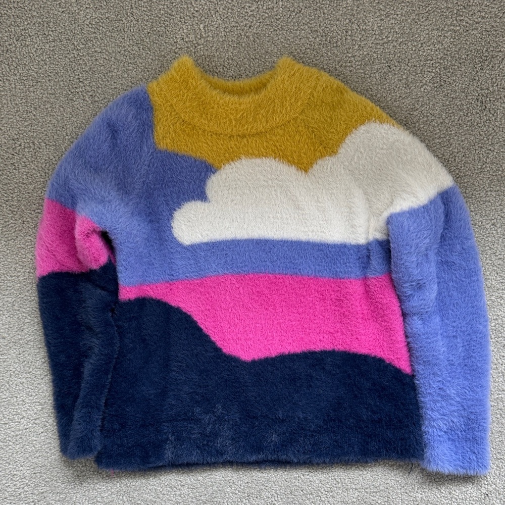 Hanna Andersson Multicolor Cozy Crew Neck Sweater